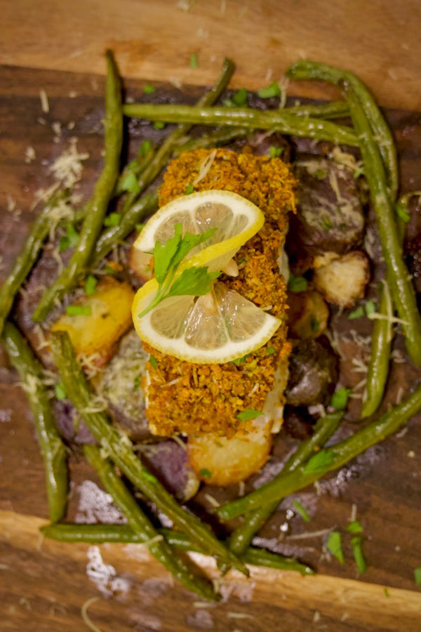 OG Pistachio Crusted Cod w/ Roasted Potatoes & Green Beans